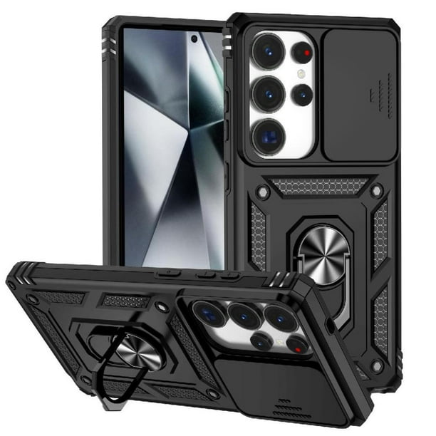 Estuche GANGXUN para Samsung Galaxy S25 Ultra, soporte giratorio 360°, estilo mecánico y magnético