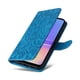 thumbnail image 3 of Funda tipo cartera FOXDOCK para Samsung Galaxy A05 , diseño girasol en relieve, cuero PU, cierre magnético, soporte y tarjetero, 3 of 5