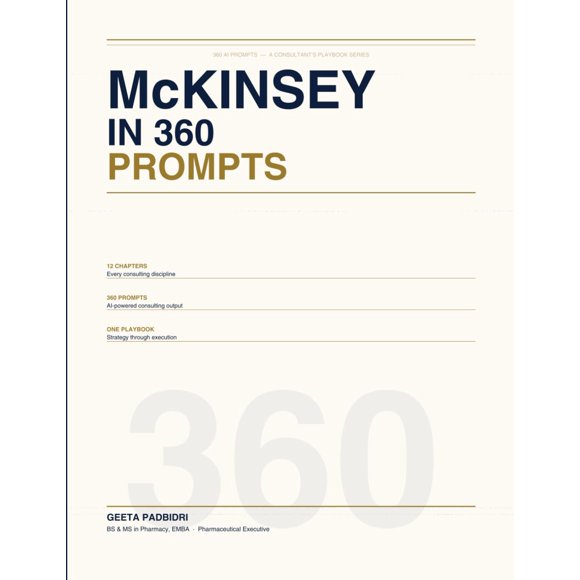 Libro publicado de forma independiente McKinsey en 360 prompts