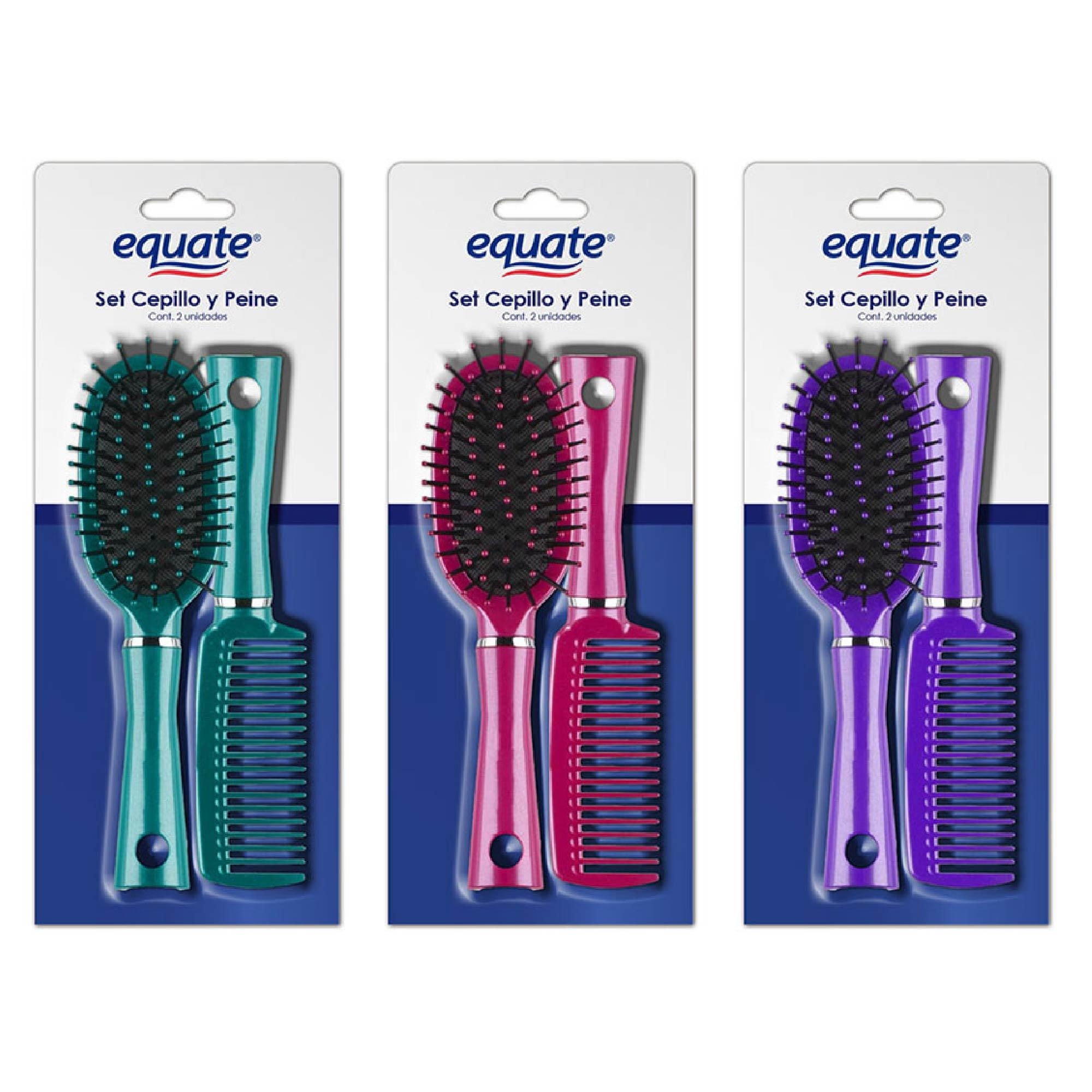 Set De Cepillo Y Peine De Pelo 1 Un Equate