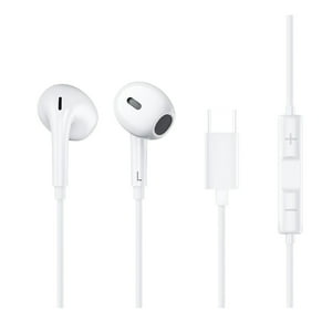 Audífonos Con Cable Y Micrófono Qcy Lh1 Tipo C Blanco