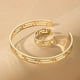 thumbnail image 4 of Stunning 18K Gold Plated Jewelry Set with Cuff Bangle and Opening Finger Ring - Perfect Mother's Day Gift, 4 of 4