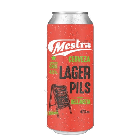 Cerveza Botella Lager, 473 ml