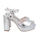 thumbnail image 3 of Sandalia Mujer Plata Roxy Police, 3 of 5