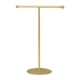 thumbnail image 1 of Soporte para presentación de joyería en forma de T para mesa - Soporte para exhibición de joyería de oro - Soporte para collares, colgantes, relojes,, 1 of 5