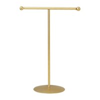 Magideal - Soporte Para Presentación De Joyería En Forma De T Para Mesa - Soporte Para Exhibición De Joyería De Oro - Soporte Para Collares, Colgantes, Relojes,