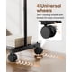 thumbnail image 5 of Perchero Homde de Metal Negro Rodante de 81 cm Resistente, 5 of 8