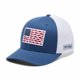 thumbnail image 3 of Gorra Columbia PFG, diseño de malla, diseño de pez, diseño nocturno, talla S/M, color blanco, 3 of 7