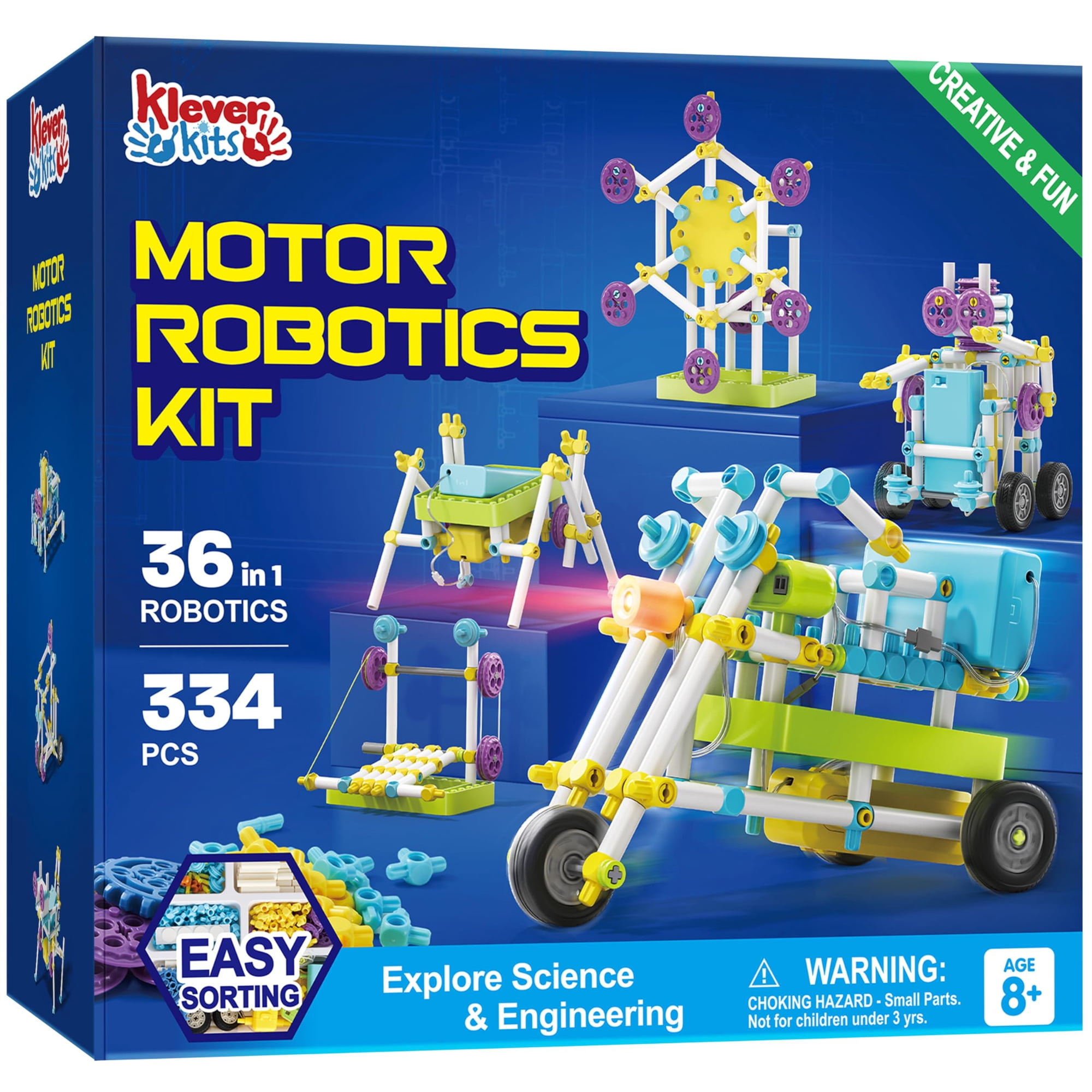 Kits Robóticos Klever Kits Motor 36 En 1 Con Juguetes Stem Educativos