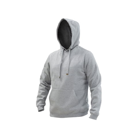 T-World - Polerón Hoodie Canguro Manga Larga Unisex Gris