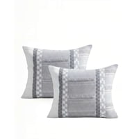 Genérico - Juego De 2 Fundas De Cojin 45Cmx45Cm Empalme Rombo 2