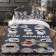 thumbnail image 1 of Shark Cartoon Theme bedding | 1 Duvet Cover and 2 Pillowcases Soft and Comfortable, 1 of 1