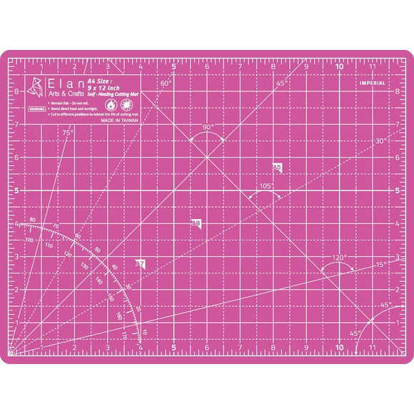 Alfombrilla de Corte Elan A4 23x30 cm Rosa y Morado 5 Capas