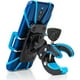 thumbnail image 2 of Soporte de teléfono universal para iPhone Samsung - Abrazadera de manillar para motocicleta, scooter, ATV, barco, bicicleta de spinning, cinta de correr - Agarre de teléfono móvil - Azul, 2 of 5