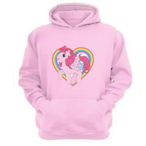 Genérico - Poleron Canguro Mi Pequeño Pony Rosa Talla L Unisex
