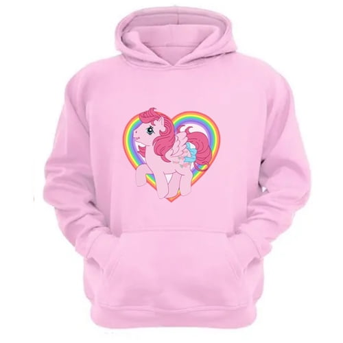 Polerón Canguro Mi Pequeño Pony Rosa Talla S Unisex