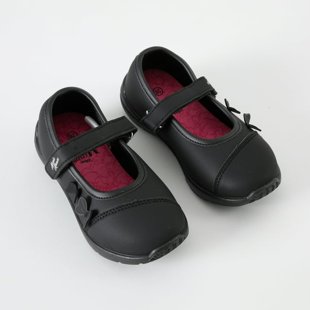 Zapatillas Escolar Niña Minnie Moños Negro Disney