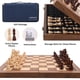 thumbnail image 3 of Juego de Ajedrez Magnético de Nogal 38 cm con Tablero Plegable, 3 of 8