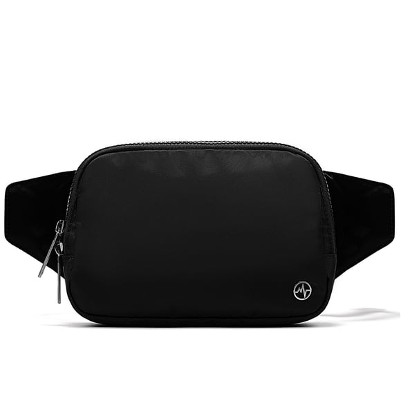 Riñonera Pander Grande 2L Nylon Correa Ajustable Negra