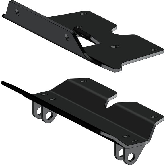 Soporte para Pala de Nieve KFI Products Ridge 1000 Negro