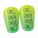thumbnail image 2 of Mini Espinilleras Para Jugadores De Fútbol Protección De Piernas Gruesa Que Absorbe Los Golpes Amarillo Verde XS, 2 of 5