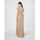 thumbnail image 3 of Vestido Adrianna Papell, vestido de lentejuelas con espalda redondeada, champán/dorado, 3 of 7