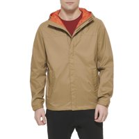 Chaqueta Tommy Hilfiger Ligera Impermeable Para Hombre, Color Caqui