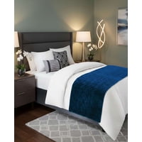 Imac Hogar - Piecera De Cama Velvet Luxury 90 X 210 Cm