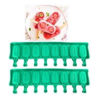 Genérico - Pack 2 Molde De Silicona Para Helados Molde De Helado 8Cavid