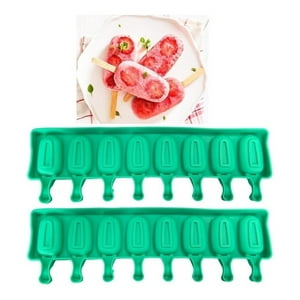 Genérico - Pack 2 Molde De Silicona Para Helados Molde De Helado 8Cavid