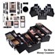 thumbnail image 3 of Estuche de maquillaje Joligrace Professional ajustable de 14 pulgadas, 3 of 9