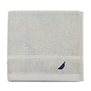 Toalla De Cara Signature Nautica 100% Algodón 33X33Cm Premium Gris Claro
