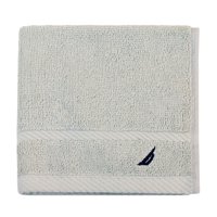 Toalla De Cara Signature Nautica 100% Algodón 33X33Cm Premium Gris Claro
