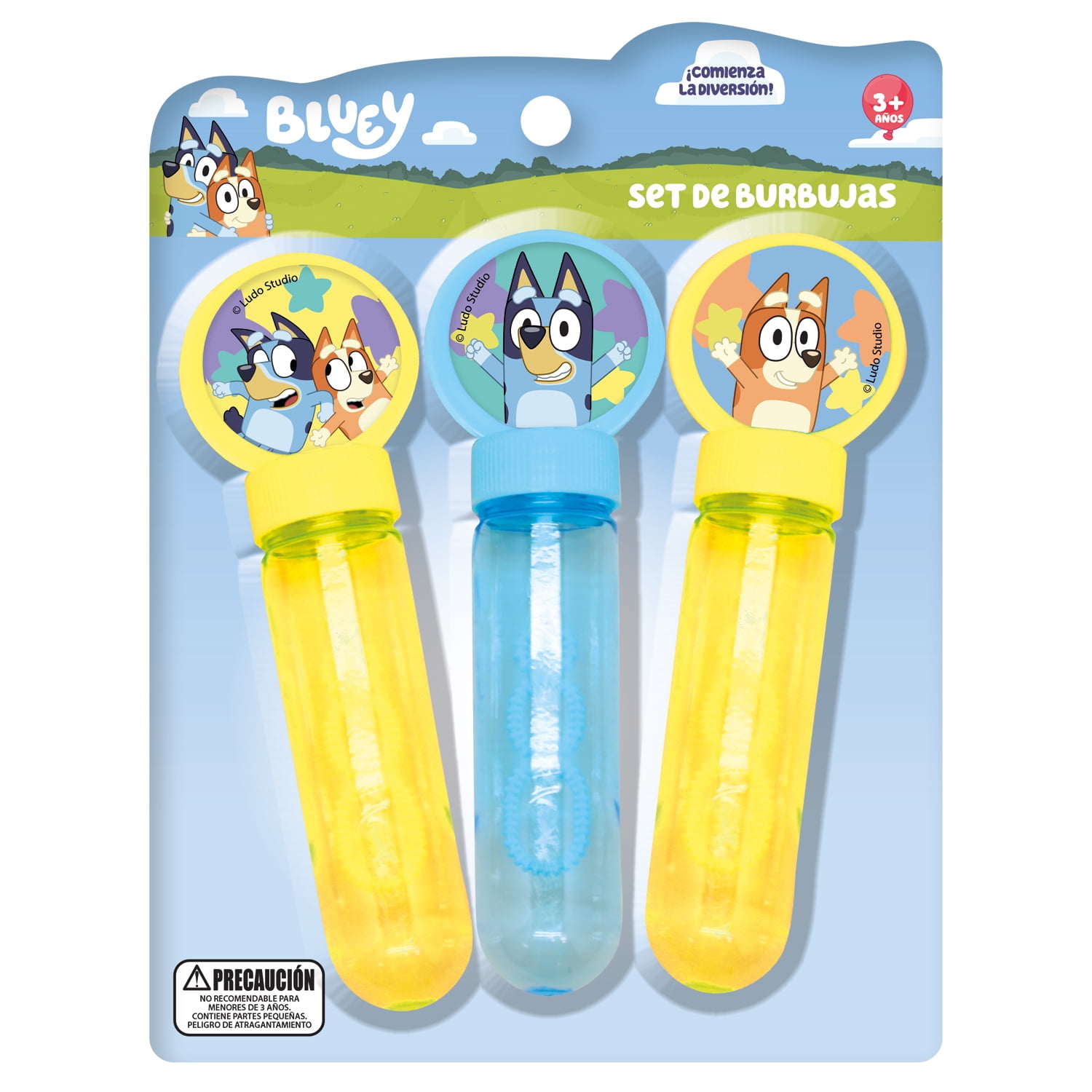 Set De 3 Burbujas Bluey
