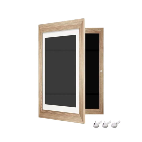 Kids Art Frames Apertura Frontal De Madera Para 3D Picture Crafts Award Certificate Color De Madera