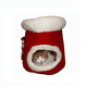thumbnail image 3 of Cama Mascota Bota Muñeco De Nieve Color Rojo, 3 of 3