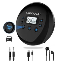 Reproductor De Cd Portátil Monodeal Recargable Con Transmisor Fm