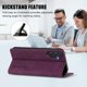 thumbnail image 3 of Funda Billetera para Samsung Galaxy M54 5G Imán y Resistente Morado, 3 of 6