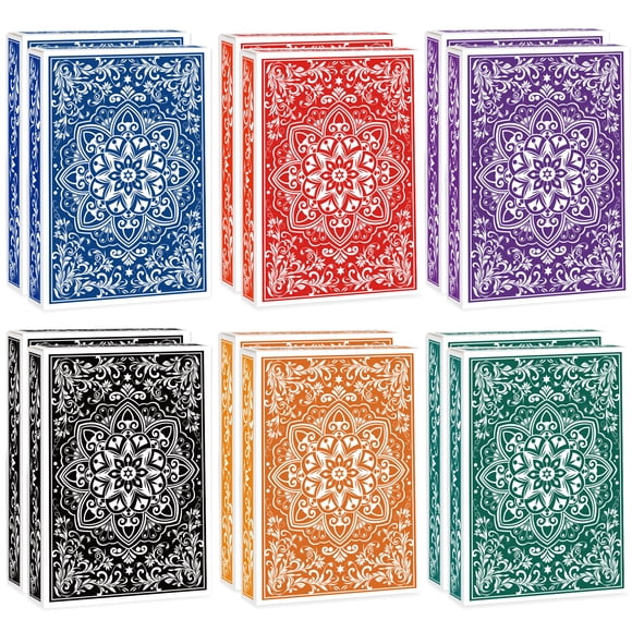 Cartas de juego Wkchxd, paquete de 12, tamaño póker jumbo, impresión grande