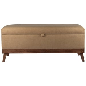 Máxima Design - Banqueta Con Baúl Incy Beige Omega 120X40X50 Cm