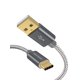 thumbnail image 1 of Cable USB‑C a USB‑A CableCreation 3 m Trenzado Negro/Blanco, 1 of 8