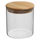 thumbnail image 1 of Uxcell Tarro de Vidrio de 27 oz con Tapa de Bambú Hermética Contenedor de Cocina de Vidrio Transparente Tarro de Almacenamiento de Alimentos (12x10cm), 1 of 6
