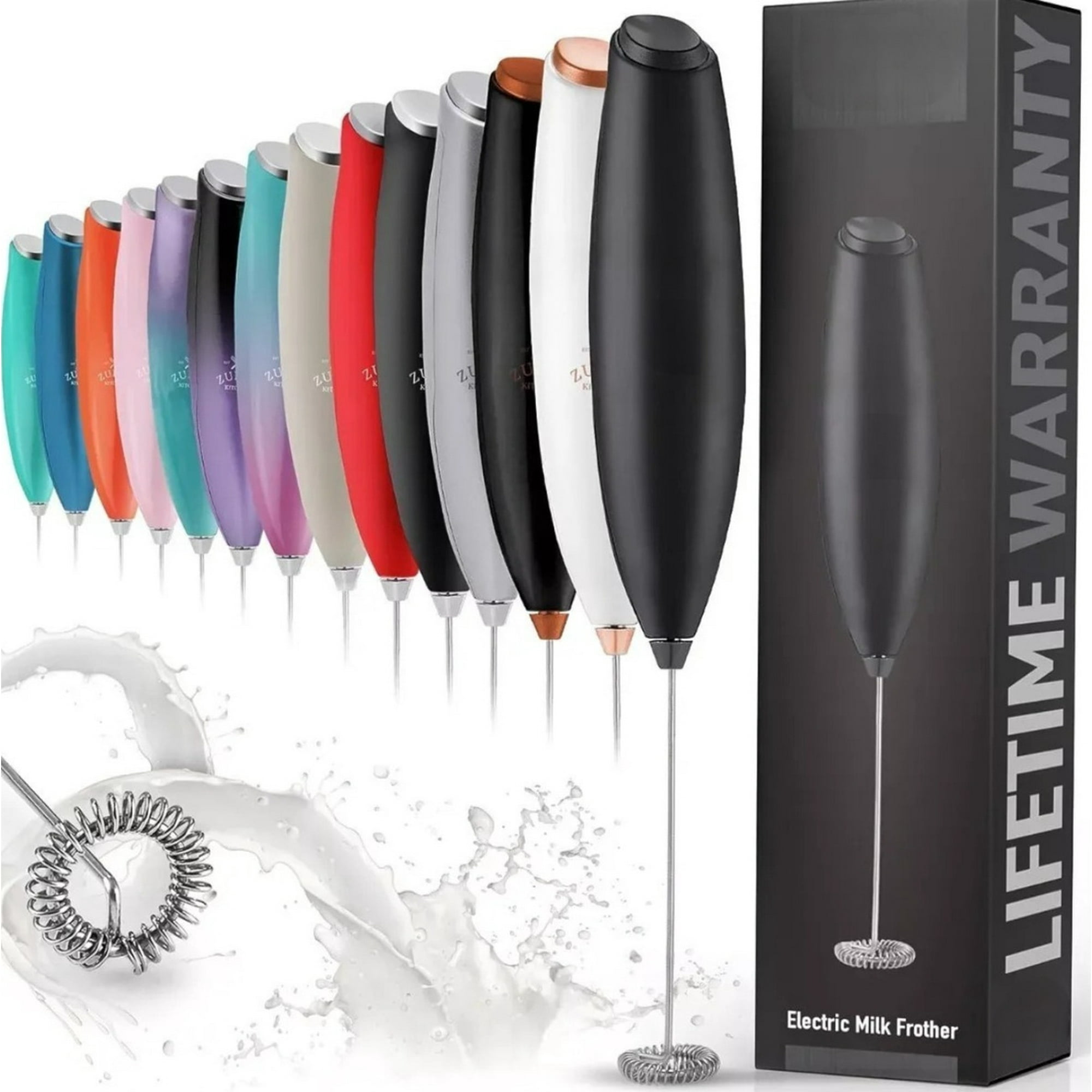 Genérico - Mini Batidor Revolvedor De Café Y Espuma Leche + Soporte Alu