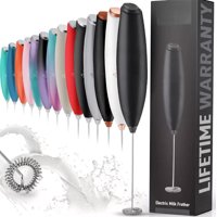 Genérico - Mini Batidor Revolvedor De Café Y Espuma Leche + Soporte Alu