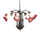 thumbnail image 1 of Candelabro Meyda 24" Verde Mar y Rojo Arándano, 7 luces, estilo Lirio de Estanque, 1 of 6