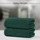 thumbnail image 4 of Juego de toallas Tens Towels, 8 piezas, 100% algodón, color verde Hunter, 4 of 7