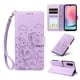thumbnail image 5 of Funda Cartera para Samsung Galaxy A24 4G Perro Cachorro Grabado con Tarjetas Soporte Correa Morado, 5 of 6