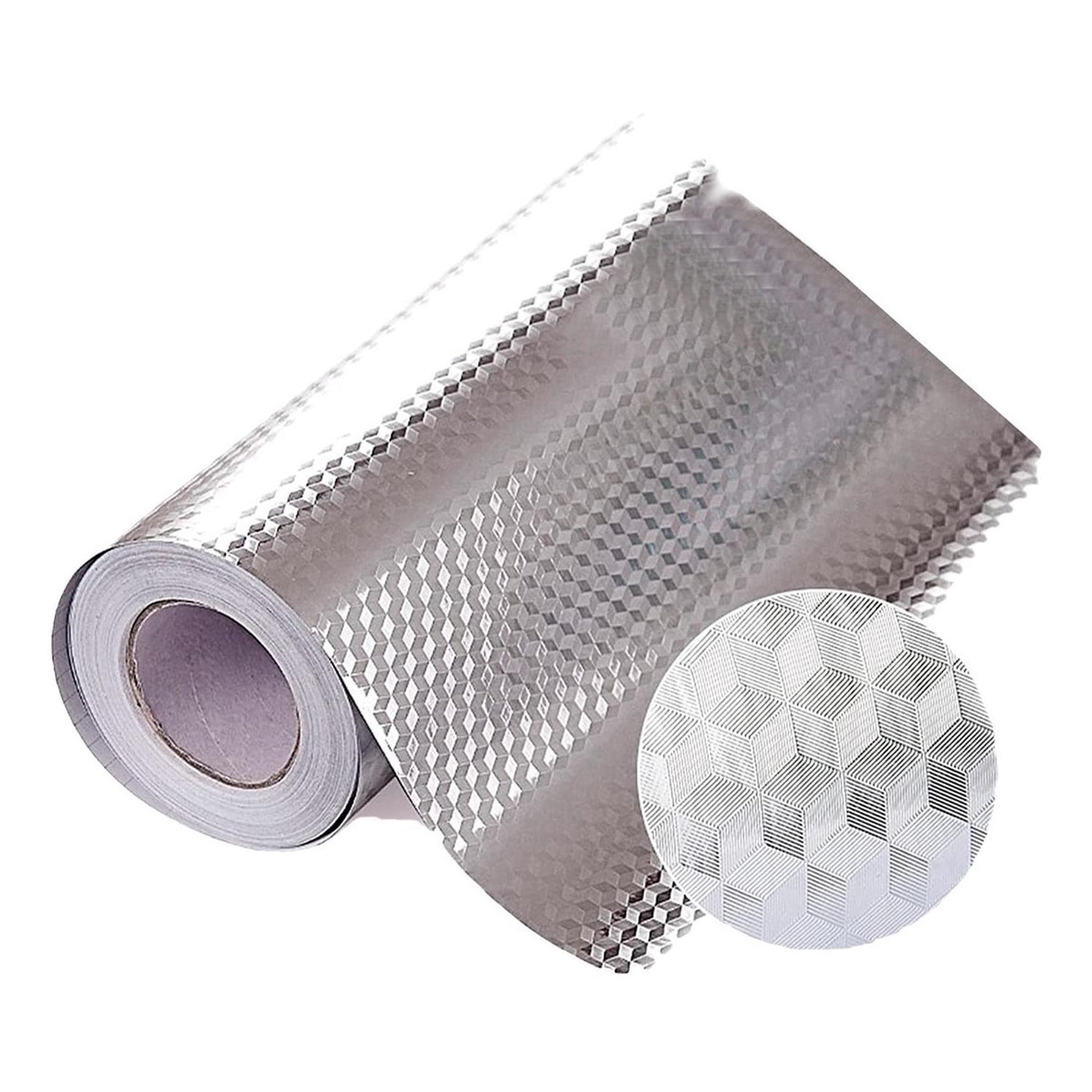 Pasteleriuscl - Papel Mural Cocina Papel Aluminio Autoadhesivo Laminas 3mts