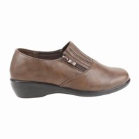 Zapato New Walk Confort Cierre Café