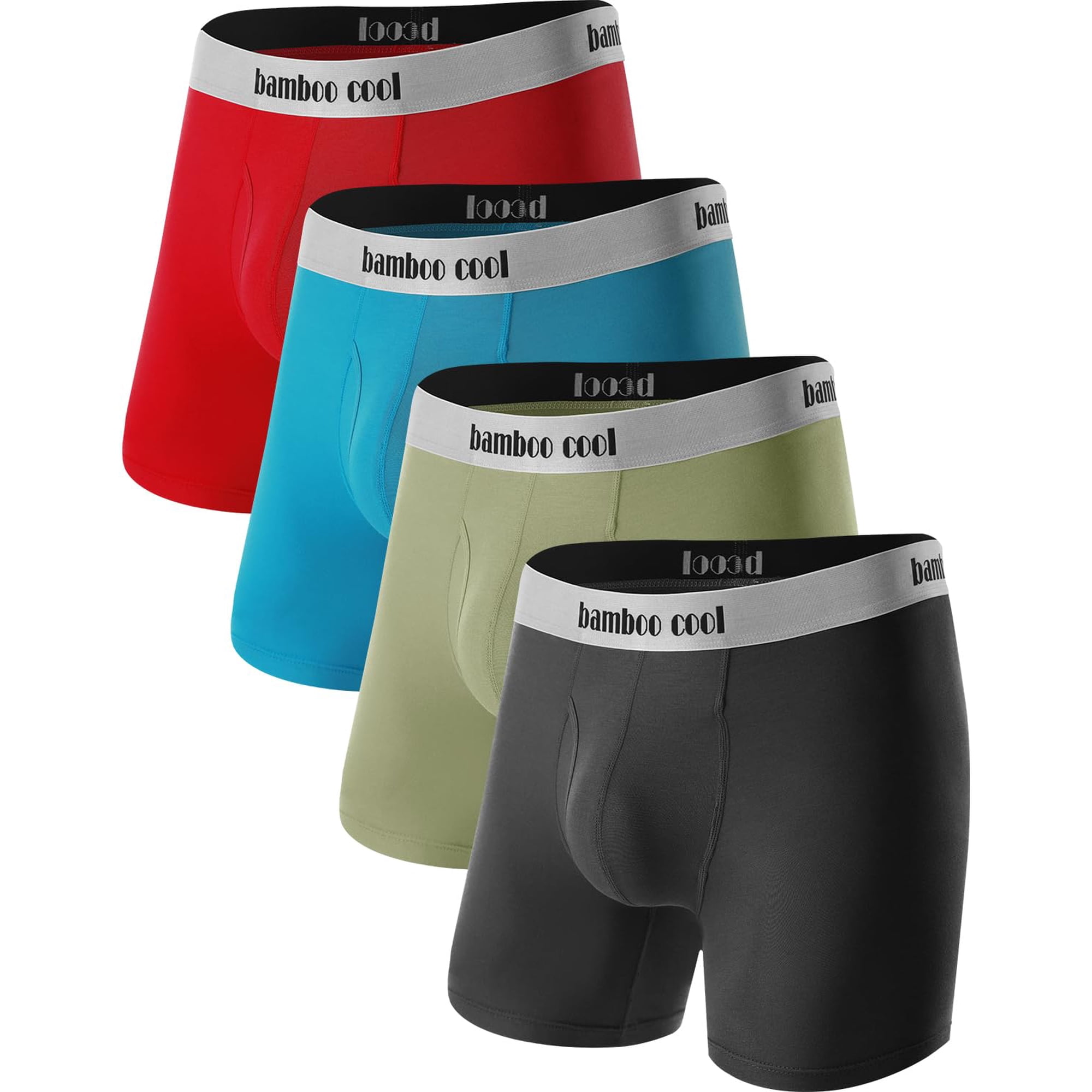 Calzoncillos Bóxer Para Hombre Bamboo Cool, Ropa Interior Ultra Transpirable